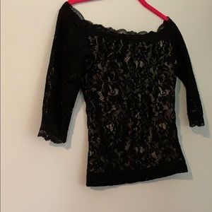 Moda International Lace Top XS